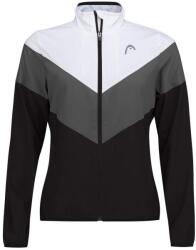 HEAD Női tenisz pulóver Head Club 22 Jacket W - black - Többszínű (814401-BK)