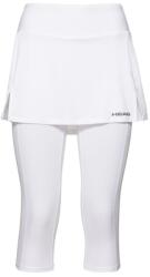 Head Női teniszszoknya Head Club 3/4 Tights Skort - Fehér (814409-WH)