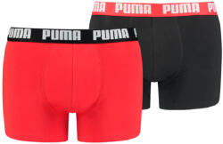 PUMA Boxer alsó Puma Basic Boxer 2P - red/black - Többszínű (521015001-786-040)