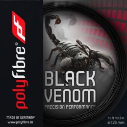 Polyfibre Tenisz húr Polyfibre Black Venom (12, 2 m) - Fekete (ST70039.2)