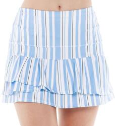 Lucky in Love Női teniszszoknya Lucky in Love Tech Performance Long Architect Stripe Skirt - placid - Kék (CB152-P22485)