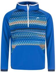 HEAD Férfi tenisz pulóver Head Topspin Hoodie - french blue/print - Kék (811452-FBPR)
