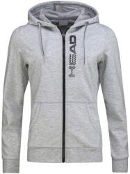 HEAD Női tenisz pulóver Head Club Greta FZ W - grey melange - Szürke (814499-GM)