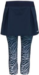 Head Női teniszszoknya Head Dynamic 3/4 Tights Skort W - dark blu/print vision w - Kék (814582-DBXW)