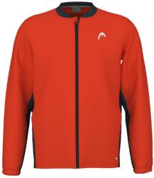 HEAD Férfi tenisz pulóver Head Breaker Jacket - orange alert/navy - Narancssárga (811594-OANV)