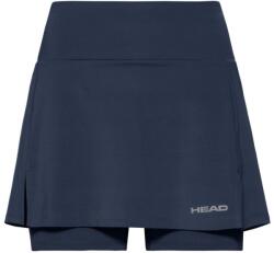 Head Női teniszszoknya Head Club Basic Skort Long W - Kék (814539-DB)