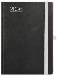 TopTimer Naptár, tervező, B6, heti, TOPTIMER, "Nero", fekete-szürke (CONKN012SZU)