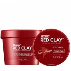 Missha Tisztító maszk vörös agyaggal Amazon Red Clay (Pore Mask) 110 ml