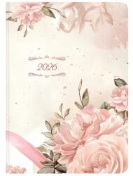 Kalendart Joy 2026 J022 B6 Rózsaszín napi beosztású határidőnapló (26T022J-104) - bestbyte