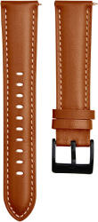 4wrist Bőr óraszíj varratokkal - Yellow 22 mm