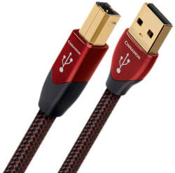 AudioQuest Cablu de date AudioQuest USB A - USB B 1.5m Red (65-088-13)