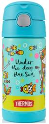 Thermos FUNtainer Gyermek termosz szívószállal - hableány 355 ml
