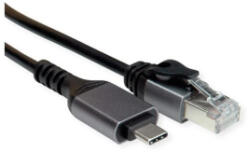 Valueline Kábel USB 3.2 USB-C - RJ45, M/M, 5m, fekete (12.99. 1169-10) (12.99.1169-10)