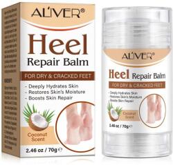 ALIVER Balzsam száraz és repedezett sarkak helyreállítására, 100%-ban természetes összetevők, kókusz aroma, Aliver 70 g