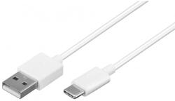 Goobay USB Kábel, USB-C apa, USB 2.0 apa, 1 m, fehér (45563)