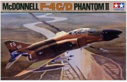 TAMIYA 1/32 Mcdonnell Douglas F-4 C/D Phantom II katonai repülőgép modell (TA60305)