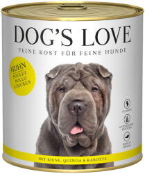DOG’S LOVE 24x800g Dog's Love Adult Csirke nedves kutyatáp