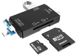 Welora USB-kártyaolvasó, USB Type-C 3.1, Micro USB, SD-kártya, MicroSD/TF - fehér (ASCIM95756764_Alb-1253)