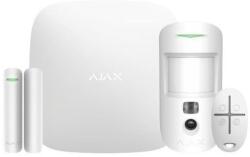 Ajax Systems StarterKit Cam Plus WH fehér vezetéknélküli kamerás riasztó szett (20294) - techsend
