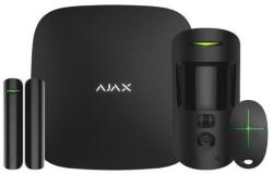 Ajax Systems StarterKit Cam Plus BL fekete vezetéknélküli kamerás riasztó szett (20504) - techsend