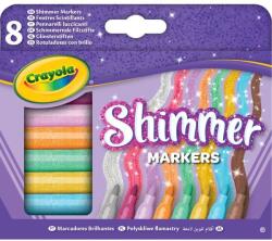 Crayola Crayola: Csillámos filctollkészlet - 8 db-os (58-8648) - jateknet