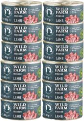 Wild Farm Mousse Lamb 12x85g - mousse fără cereale pentru pisici