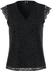 PIECES Női blúz Pieces, 17154614, Nejlon/Elasztán, M INTL, Fekete (0000304915536_M)