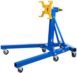 MSW Motoremelő - 900 kg - 6 görgő - 360°-ban forgatható - állítható rögzítőkarok - A-alakú alap (MSW-MS-900)