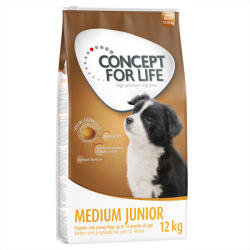 Concept for Life 12kg Concept for Life Medium Puppy & Junior száraz kutyatáp