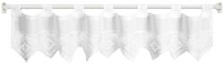 Eurofirany Függöny, Féltékenység merevítőjén ISAAC 30 x 150 fehér/csipke (E05-210916-3)