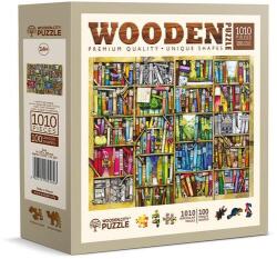 Wooden City 1010 db-os fa puzzle - Könyvespolc (NB1010-0128-XL) (NB1010-0128-XL)