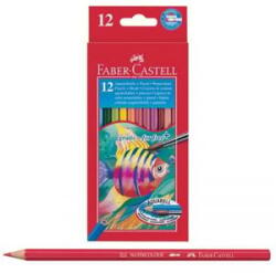 Faber-Castell Aquarell színesceruza készlet 12db + 1db ecset (114413) (114413)