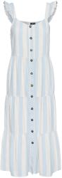 VERO MODA női nyári ruha, 10322614, Len/Viszkóz, Világoskék, M (0000304786846_M)