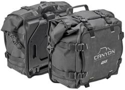 GIVI GRT720 Canyon sorozatú PLX tartóhoz oldaltáska, fekete, vízálló, 2×25 l (GIGRT720)