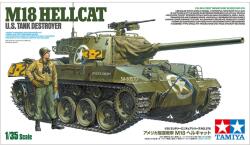 TAMIYA 1/35 M18 Hellcat amerikai páncélvadász tank modell (TA35376)