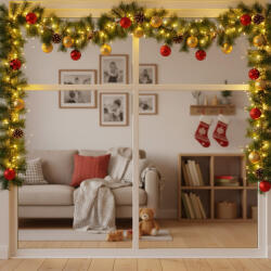  Fenyő girland - zöld - 270 cm - PET (56451)