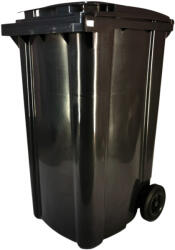  Kommunális hulladéktároló kerékkel, Fekete 240L