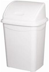 PLANET Billenőfedeles szemetes kuka, műanyag, luxury fehér, 16 L - emag