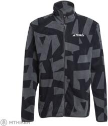 Adidas MT AOP FZ pulóver, fekete/karbon (L)