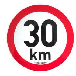 ACI Utánfutó sebességkorlátozó matrica, 30 km, fényvisszaverő, 200 mm