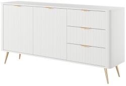 ArtLas Fiókos komód LINA 163 2D23 | fehér