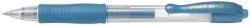 Pilot Roller cu gel G-2, metalic Pilot 0.7 mm varf mediu, albastru PBL-G2-7M-L
