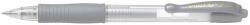 Pilot Roller cu gel G-2, metalic Pilot 0.7 mm varf mediu, argintiu PBL-G2-7M-SI