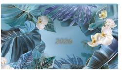 KALENDART Joy 2026 J030 Orchidea heti beosztású fekvő zsebnaptár (26T030J-309) - officedepot