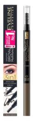 Eveline Brow Styler Multifunction 3in1 set pentru aranjarea sprâncenelor 01 Medium Brown