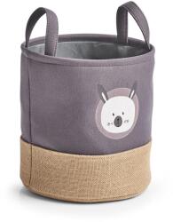 Zeller tároló gyerekeknek nyúl motívummal 25 × 25 cm - szürke (14278)