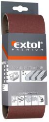 Extol csiszolóvászon végtelenített szalag, csomagolás. 3 db, 75 x 533 mm, P120 8803532 (8803532)