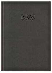 Kalendart Wide 2026 W024 A4 Fekete napi beosztású határidőnapló 26T024W-003 (26T024W-003)