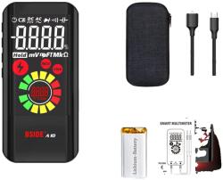 Bside Digital Multimeter, 9999 Counts Display, széles feszültségtartomány, fokozott ellenállásmérés, A10-lítium-akkumulátor