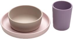Melii Set de masă pentru copii, format din 3 piese Melii - Roz-mov (39241040)